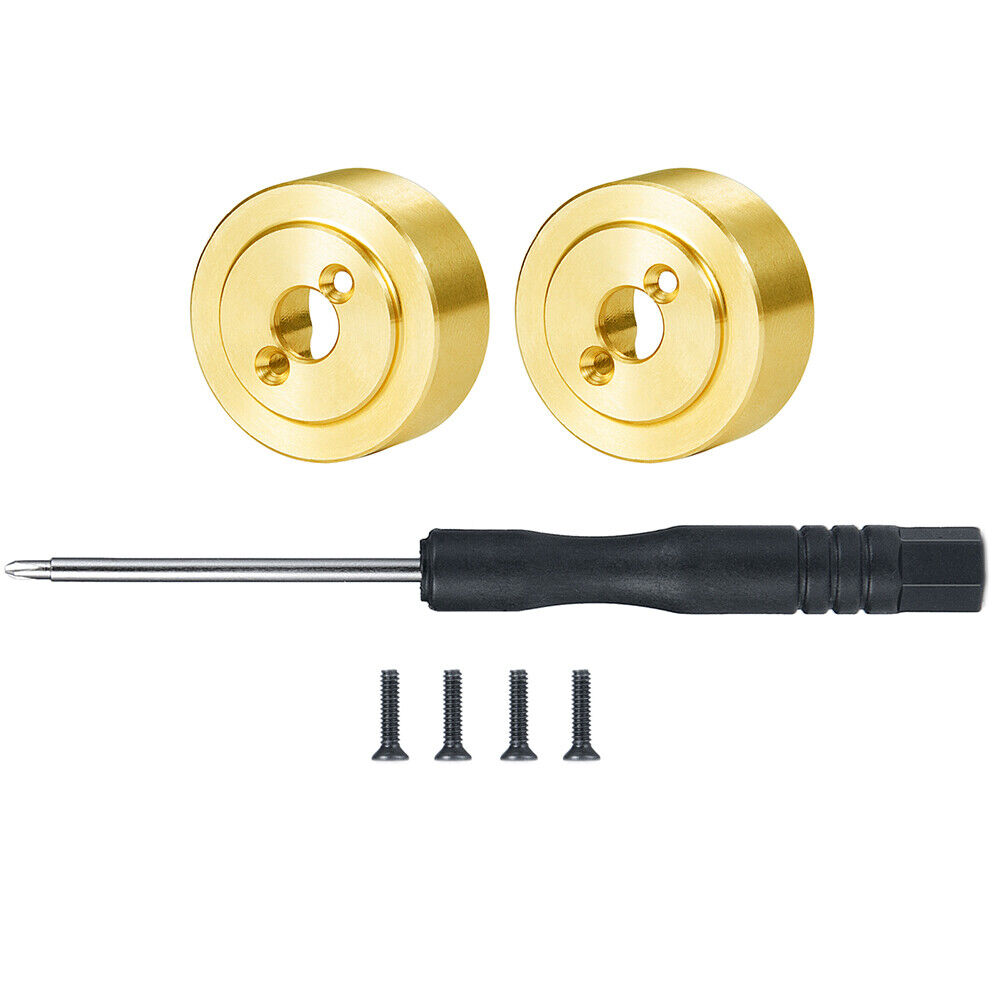 Axial SCX24 Rear Brass Axle Knuckle Caps Weights - TRC-111