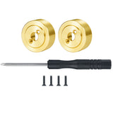 Axial SCX24 Rear Brass Axle Knuckle Caps Weights - TRC-111