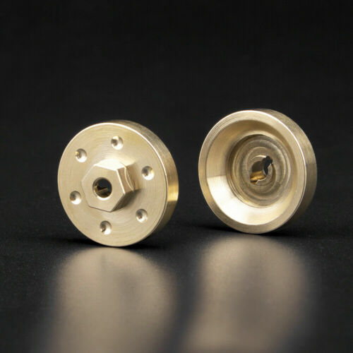 Brass Wheel Hubs 7g each 2pcs For Axial SCX24 - TRC-029