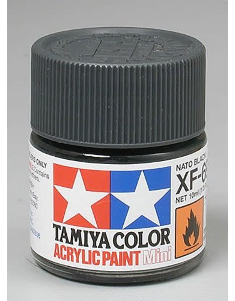 TAM81769 Tamiya Mini Acrylic Paint XF-69 NATO Black 10ml