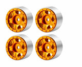 Axial SCX24 Aluminum Beadlock Rims 5 Spoke Orange - TRC-115
