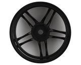 Mikuni AVS Model T5 5-Split Spoke Drift Wheels Black 2 7mm Offset w/12mm Hex - DW-1427BK