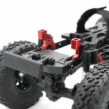 TrueRC Rear Black Shock Towers for SCX24 - TRC-034B