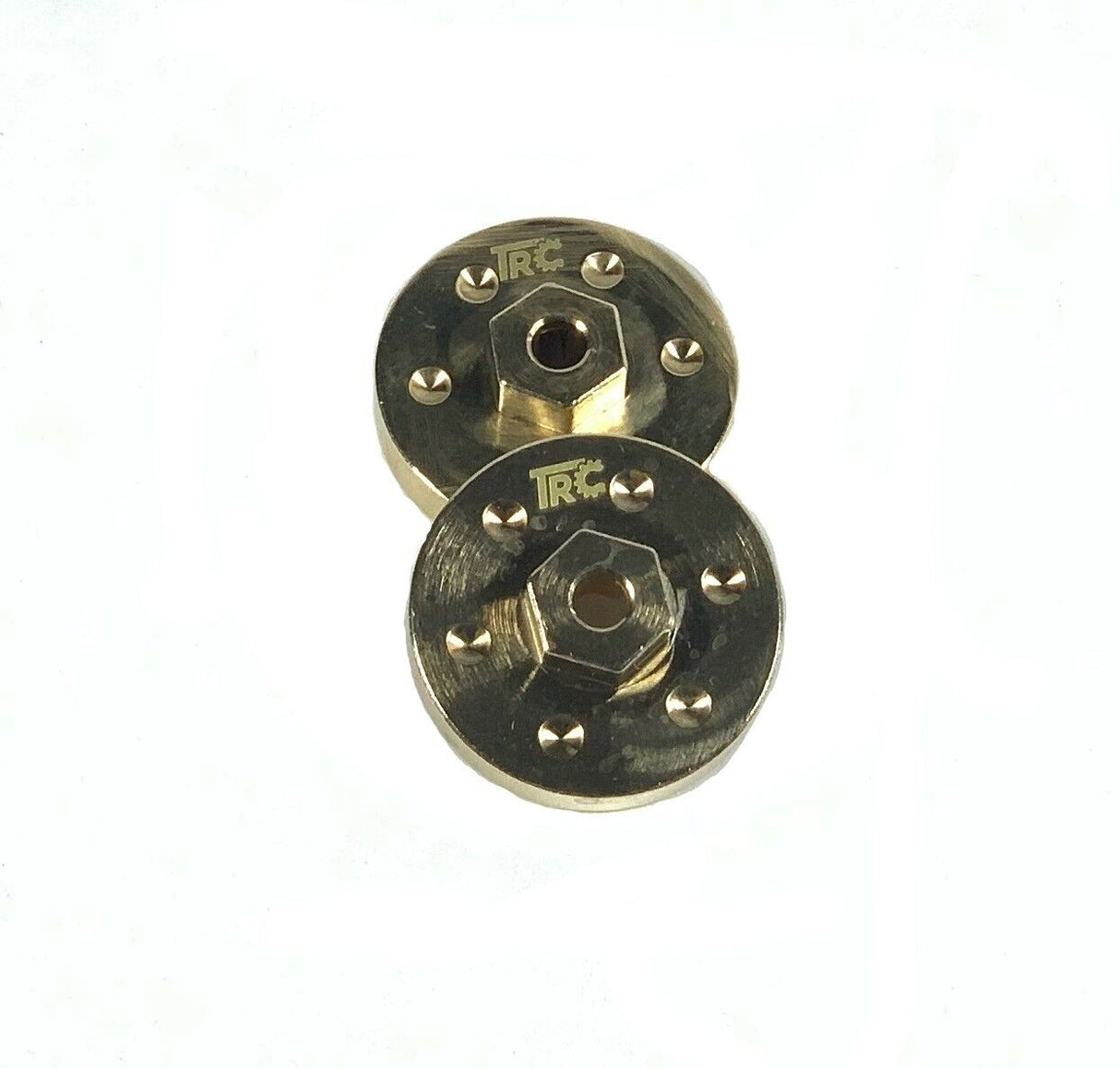 Brass Wheel Hubs 7g each 2pcs For Axial SCX24 - TRC-029