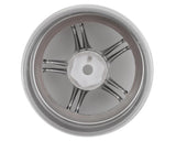 RC Art SSR Professor SPX 5-Split Spoke Drift Wheels Matte Silver 2 6mm Offset w/12mm Hex - RCA-ART-WW-0106MS