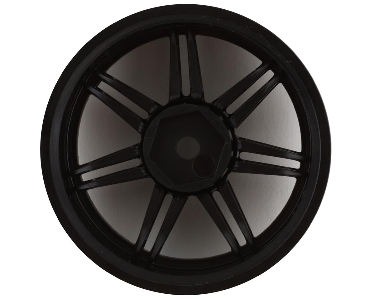 Mikuni Gnosis GS5 6-Split Spoke Drift Wheels Black 2 7mm Offset w/12mm Hex - DW-827BK