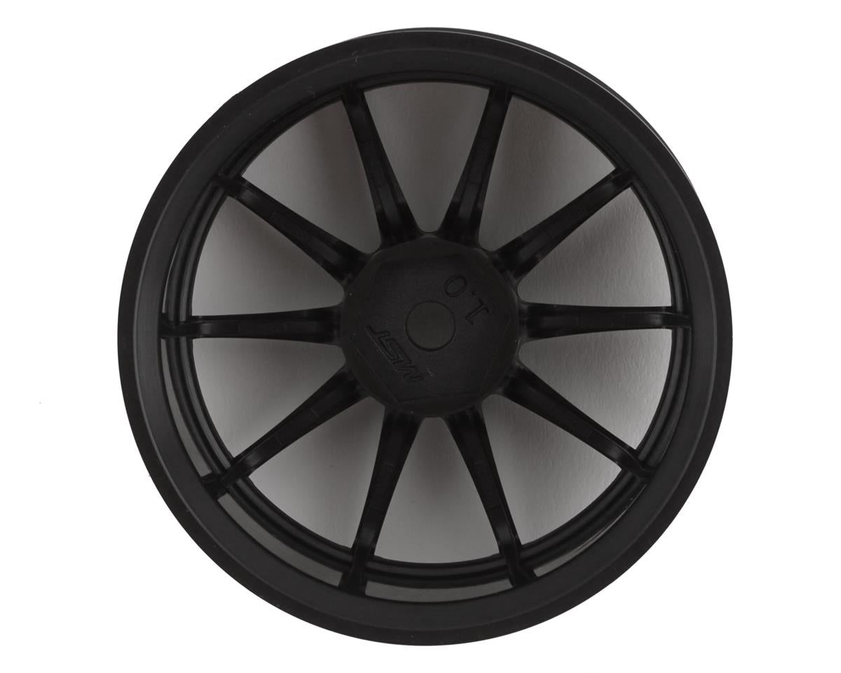 MST 5H Wheel Set Black 4 +1 Offset w/12mm Hex - MXS-832058BK