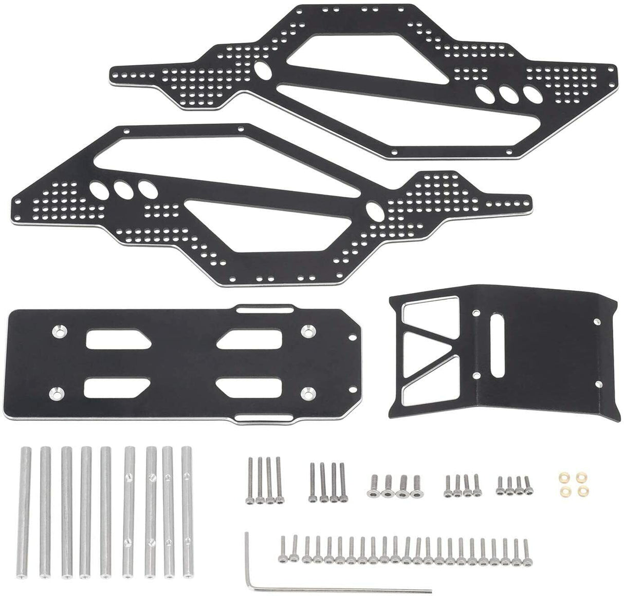 Aluminum Rock Racer Chassis Conversion Kit for Axial SCX24 - TRC-049