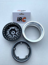Axial SCX6 2.9” Titanium Aluminum Wheels 2 each - TRC-107