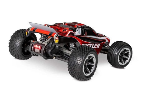 Traxxas Rustler with LED Lights -TRA37054-61-RED - TRA37054-61-RED