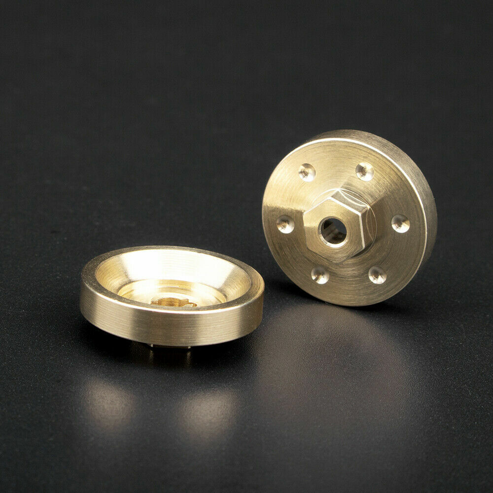 Brass Wheel Hubs 7g each 2pcs For Axial SCX24 - TRC-029