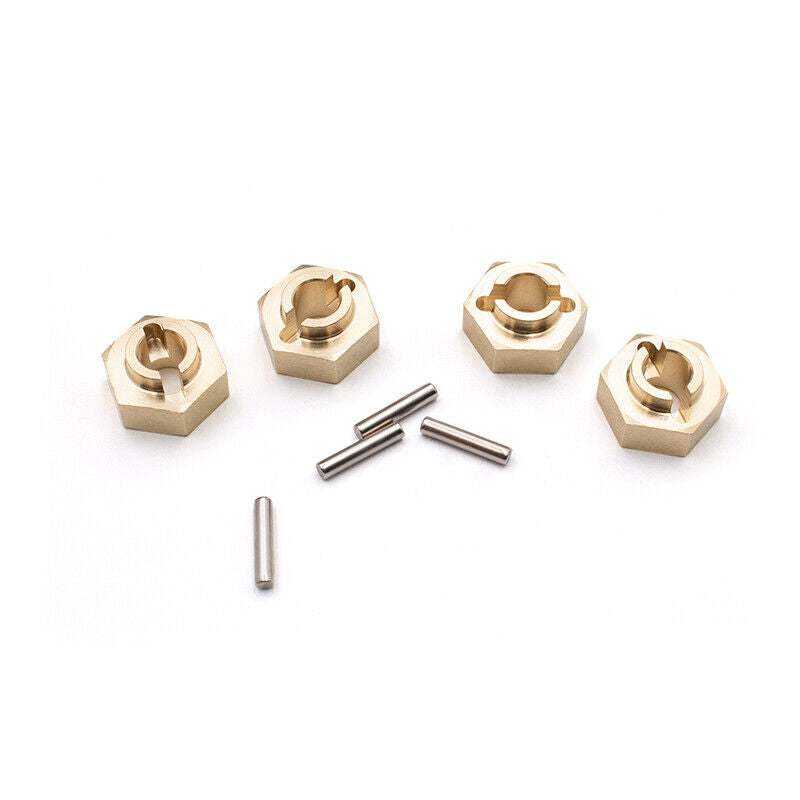 SCX10 III Capra 1.9 UTB Brass 12mm Hex Screw Shaft 4.4g/pcs 4PCS - TRC-077