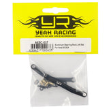 Axial SCX24 Aluminum Steering Linkage Set Black - TRC-122