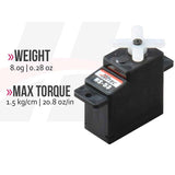 HRC31053S HS-53 Sub-Micro Analog Feather Servo