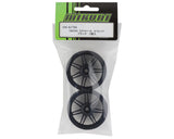 Mikuni Gnosis GS5 6-Split Spoke Drift Wheels Black 2 7mm Offset w/12mm Hex - DW-827BK