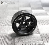 Axial SCX24 Aluminum Beadlock Rims Black - TRC-137