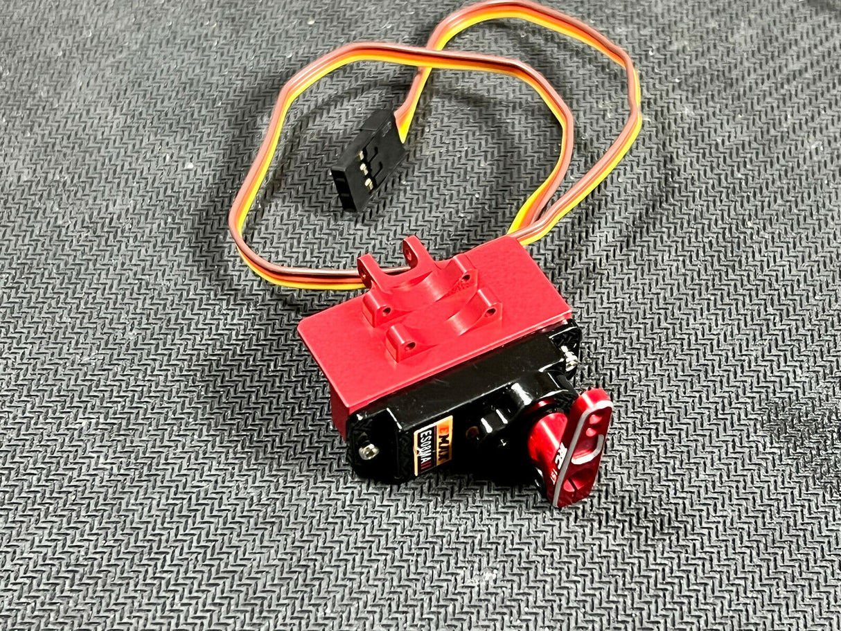 SCX24 EMAX ES08MAII Servo Upgrade Package Red - TRC-130