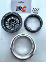 Axial SCX6 2.9” Black Aluminum Wheels 2 each - TRC-106