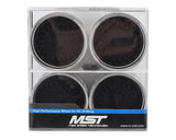 MST 501 Wheel Set (Flat Black) (4) (Offset Changeable) w/12mm Hex - MXS-832103FBK
