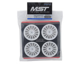 MST 24mm LM Wheel White 4 0mm Offset w/12mm Hex - MXS-832502W