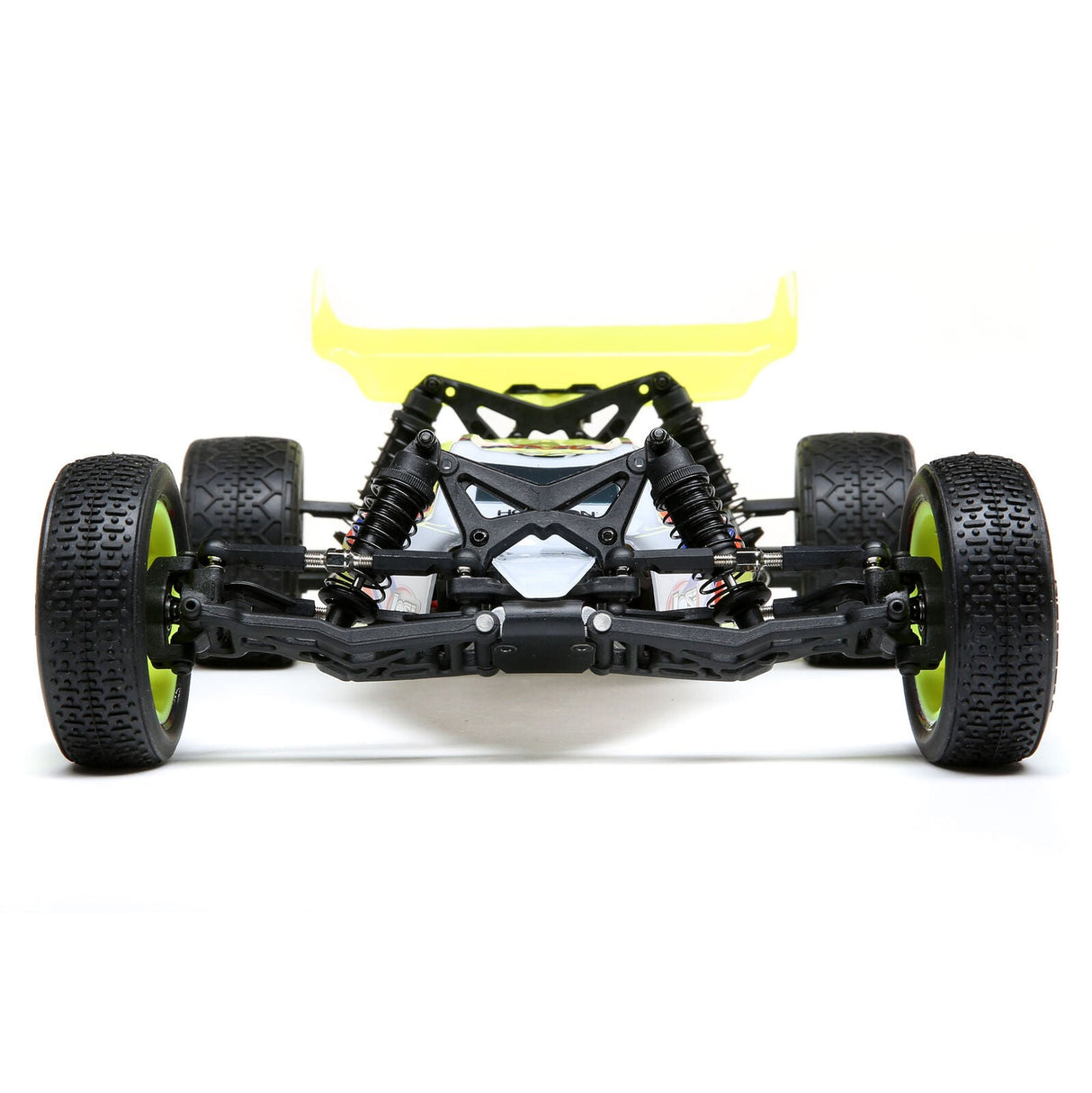 1/16 Mini-B 2WD Buggy Brushed RTR, Yellow/White - LOS01016T3
