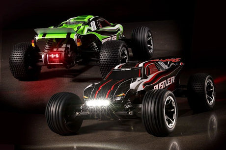 Traxxas Rustler with LED Lights -TRA37054-61-RED - TRA37054-61-RED
