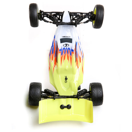 1/16 Mini-B 2WD Buggy Brushed RTR, Yellow/White - LOS01016T3 - LOS01016T3
