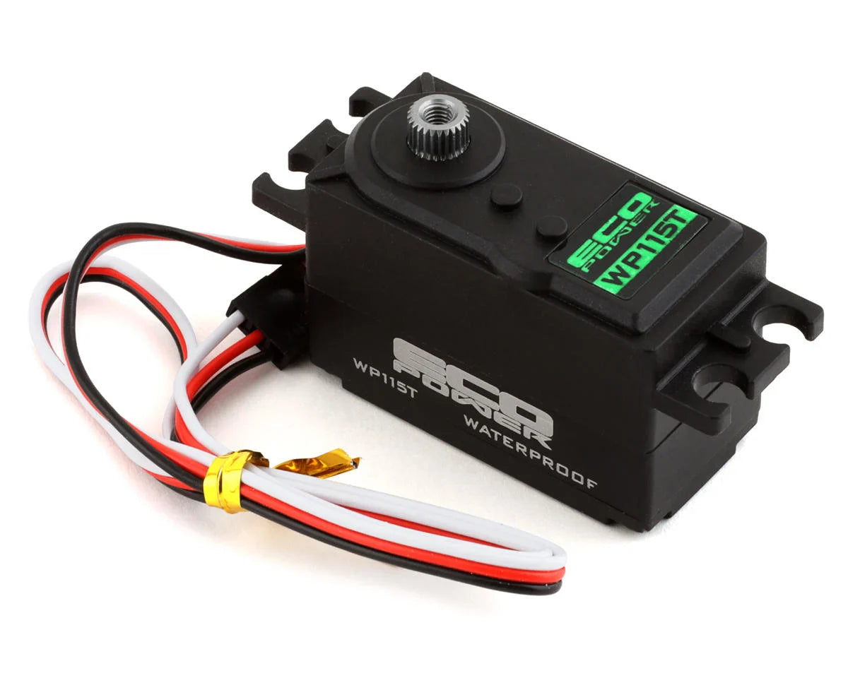 EcoPower WP115T Low Profile High Torque Waterproof Metal Gear Servo High Voltage - ECP-115T