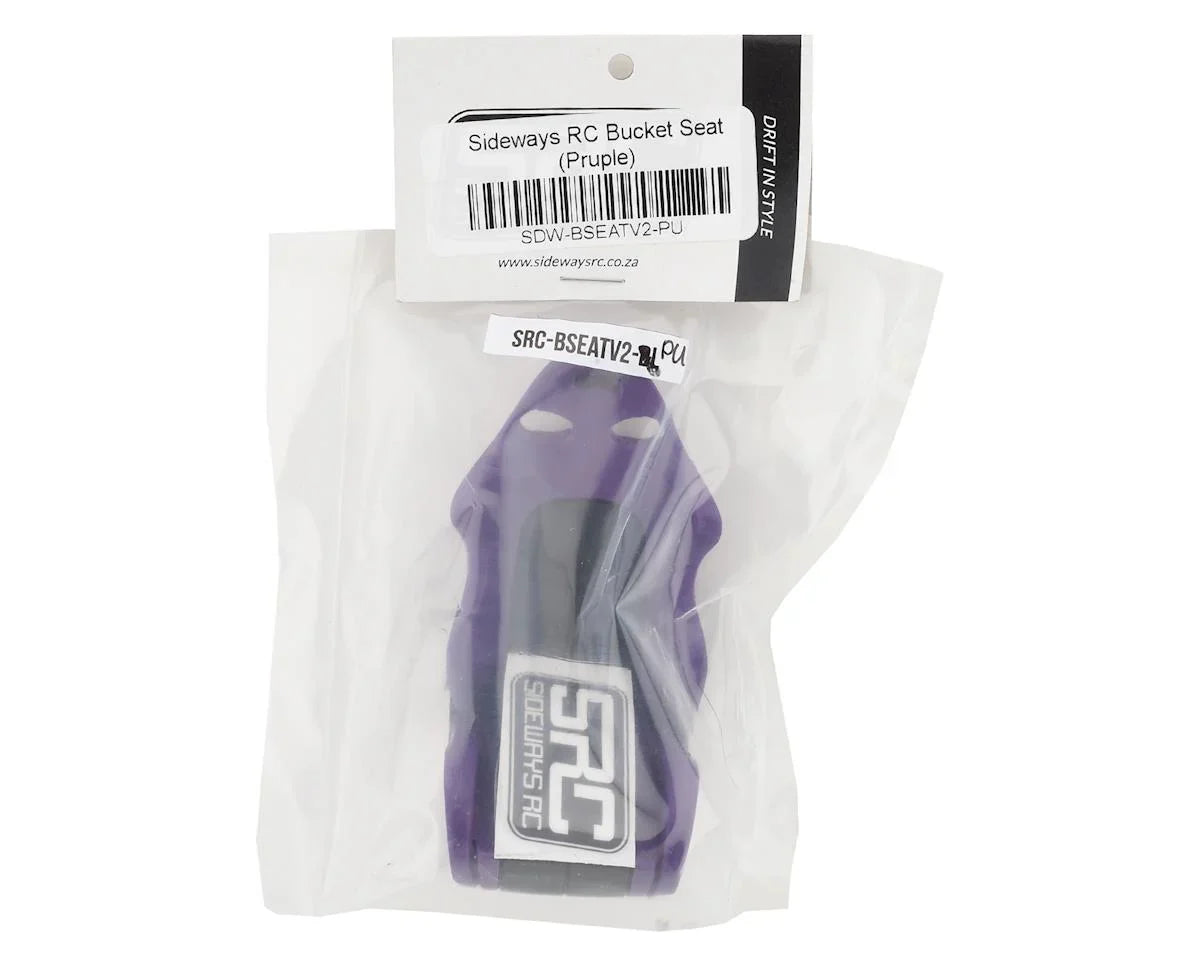Sideways RC Scale Drift Bucket Seat V2 Purple - SDW-BSEATV2-PU