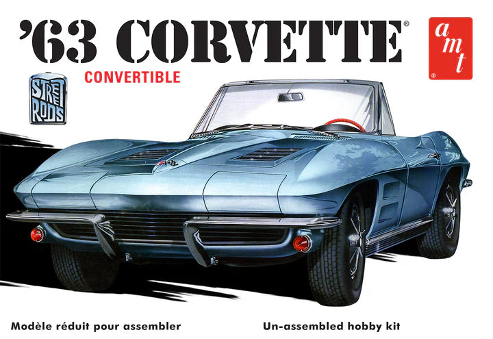 1963 Chevy Corvette Convertible 1/25 - AMT1335M