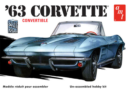 1963 Chevy Corvette Convertible 1/25 - AMT1335M - AMT1335M