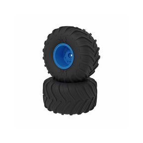 Arrma dBoots Chevron MT Tire Set, Glued, Blue - ARA-2530