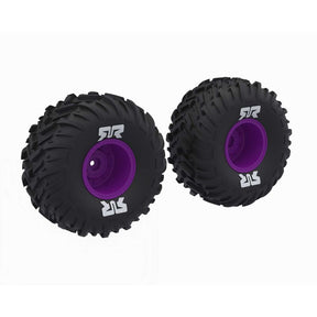 Arrma dBoots Cut Chevron MT Tire Set Glued, Purple - ARA-2576