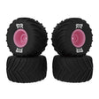 dBoots Chevron MT Tire Set Glued, Pink (2): GROM
