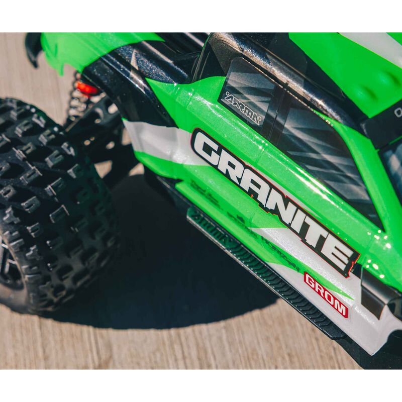 1/18 GRANITE GROM 4X4 RTR Brushed Monster Truck (Battery & Charger Included), Green
