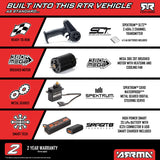 1/16 QUAKE GROM 4X4 RTR Brushed Monster Truck (Battery & Charger Included), Red