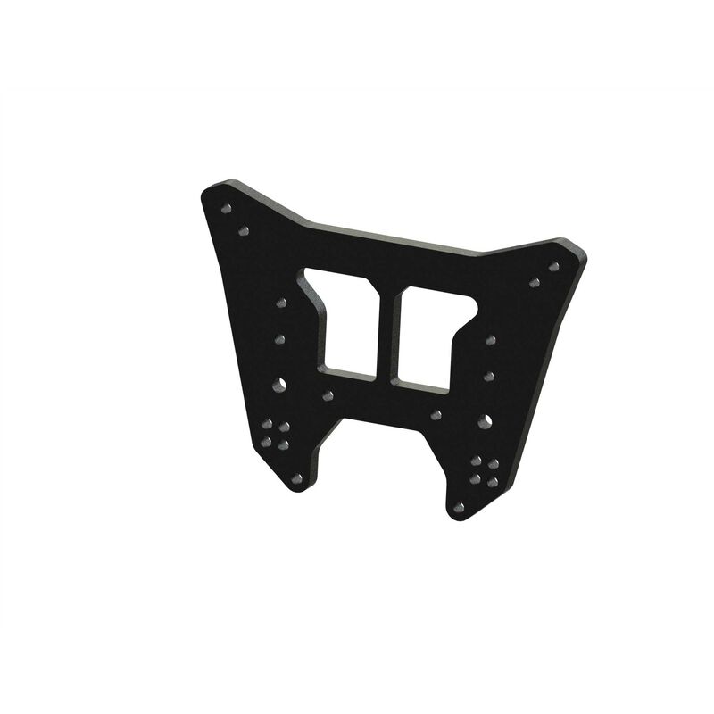 ARA320581 ARRMA Rear Shock Tower Aluminum Black