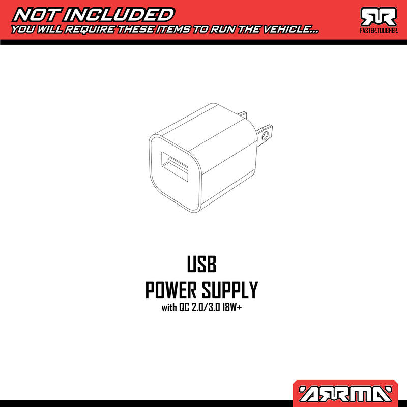 Arrma 1/10 VORTEKS 2WD RTR Brushed Stadium Truck (Battery & Charger Included)