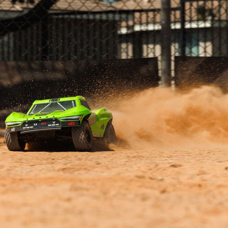 Arrma 1/10 FURY 2WD RTR Brushed Short Course Truck, Green