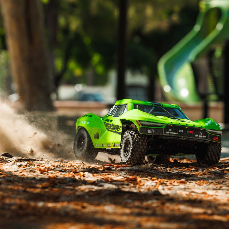 Arrma 1/10 FURY 2WD RTR Brushed Short Course Truck, Green