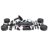 1/10 GORGON 2WD RTA Kit Brushed Monster Truck (Battery & Charger Included), Clear