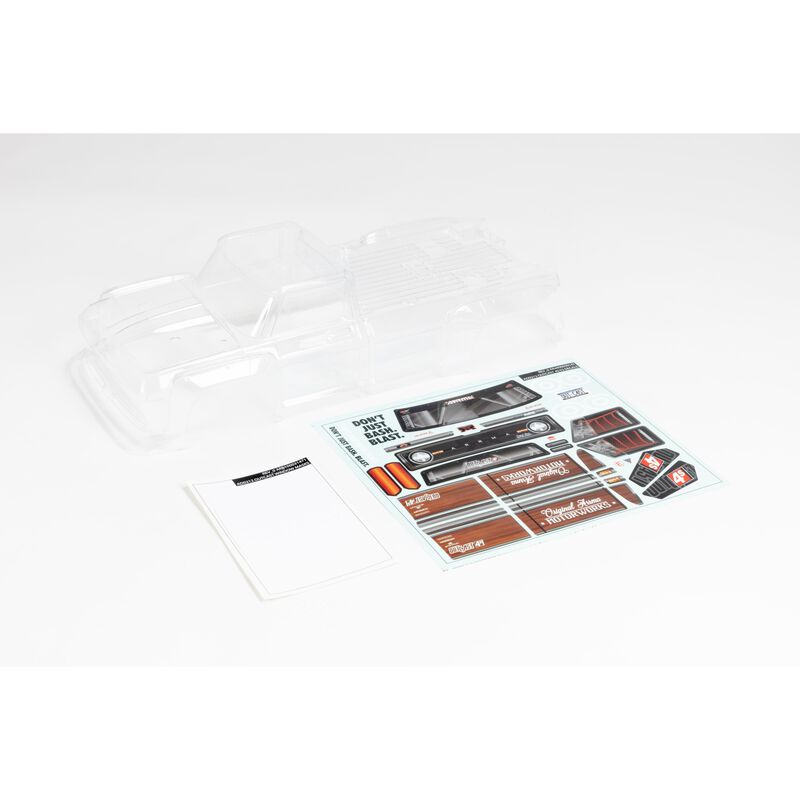 ARRMA 1/10 Clear Body with Decals and Window Masks OUTCAST 4X4 BLX ARA402322