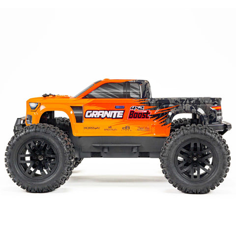 1/10 GRANITE 4X2 BOOST MEGA 550 Brushed Monster Truck RTR, Orange - ARA4102V4T1