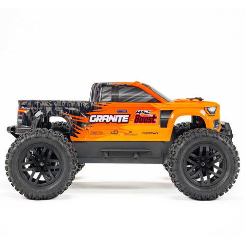 1/10 GRANITE 4X2 BOOST MEGA 550 Brushed Monster Truck RTR, Orange - ARA4102V4T1