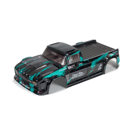 1/8 Finished Body, Black/Teal: INFRACTION - ARA414008 - ARA414008