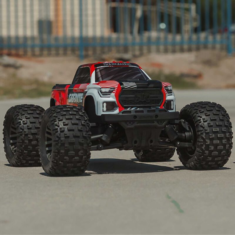 1/10 GRANITE 223S DSC 4X4 RTR Brushless Monster Truck, Red