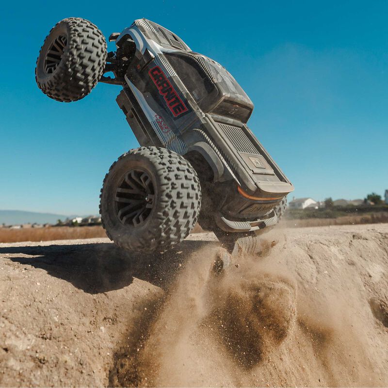 1/10 GRANITE 223S DSC 4X4 RTR Brushless Monster Truck, Gun Metal