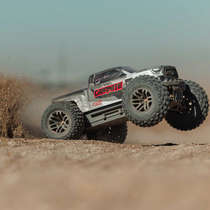 1/10 GRANITE 223S DSC 4X4 RTR Brushless Monster Truck, Gun Metal