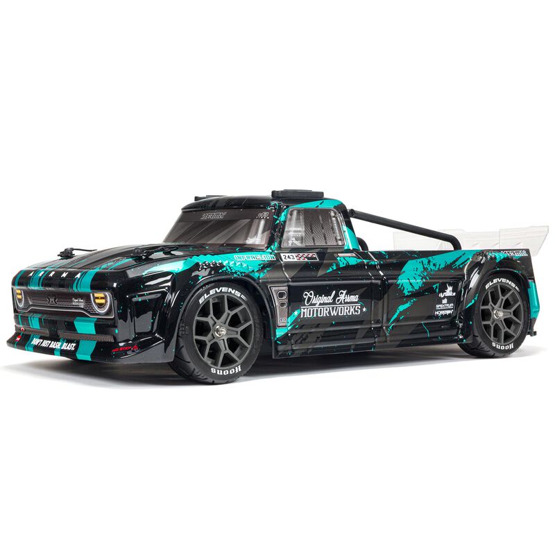 1/8 Infraction 4X4 3S BLX 4WD All-Road Street Bash Resto-Mod Truck RTR Teal - ARA4315V3T2