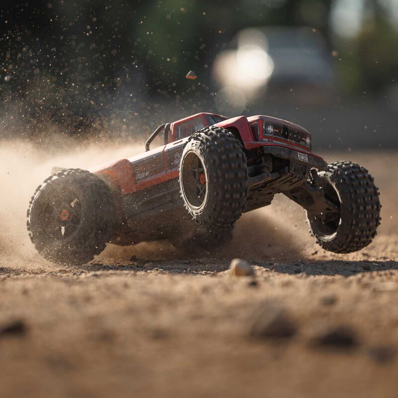 1/10 OUTCAST 4S 4X4 RTR Brushless Stunt Truck, Red